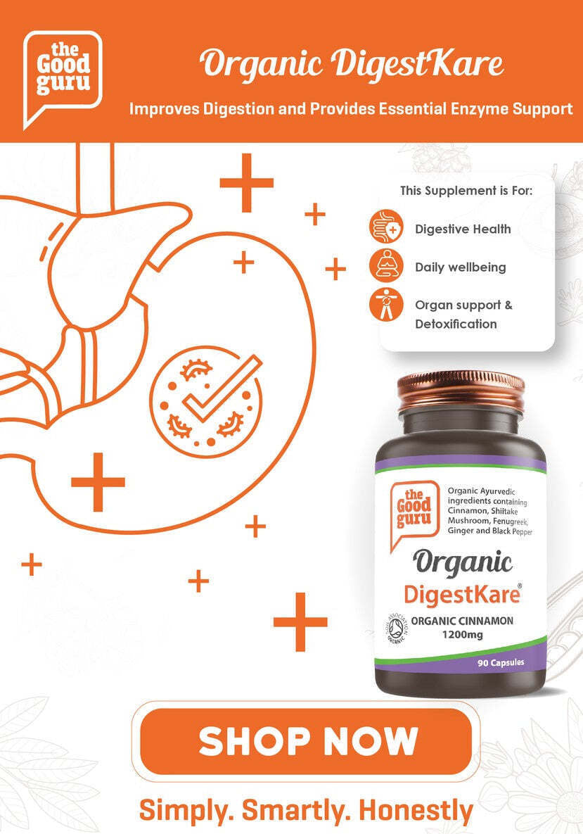 The Good Guru ORGANIC Digestkare Digestive Support Supplements