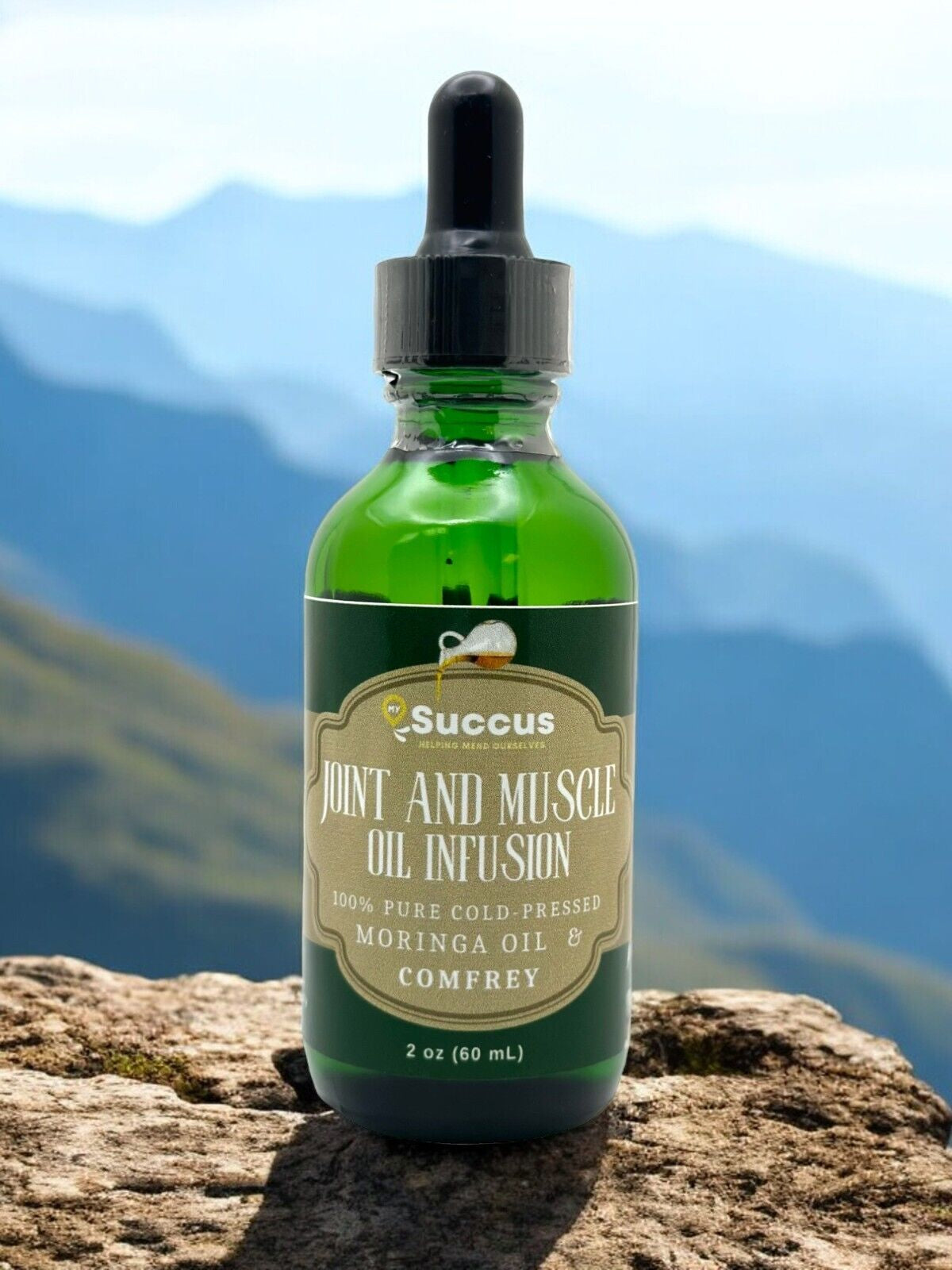 Cold Pressed Moringa Oil Infused with Comfrey