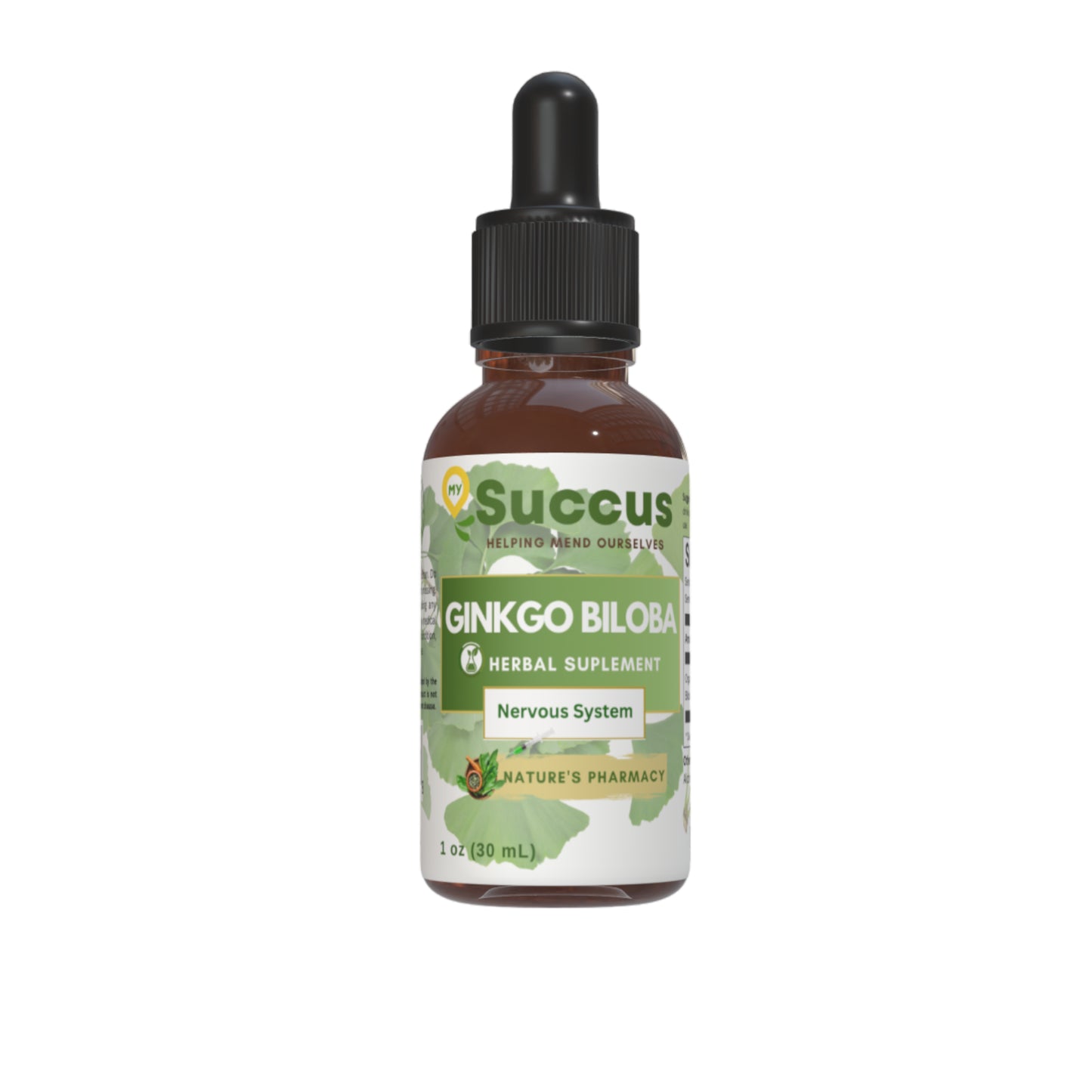 Ginkgo Biloba Tincture (Alcohol Free) - Memory & Focus