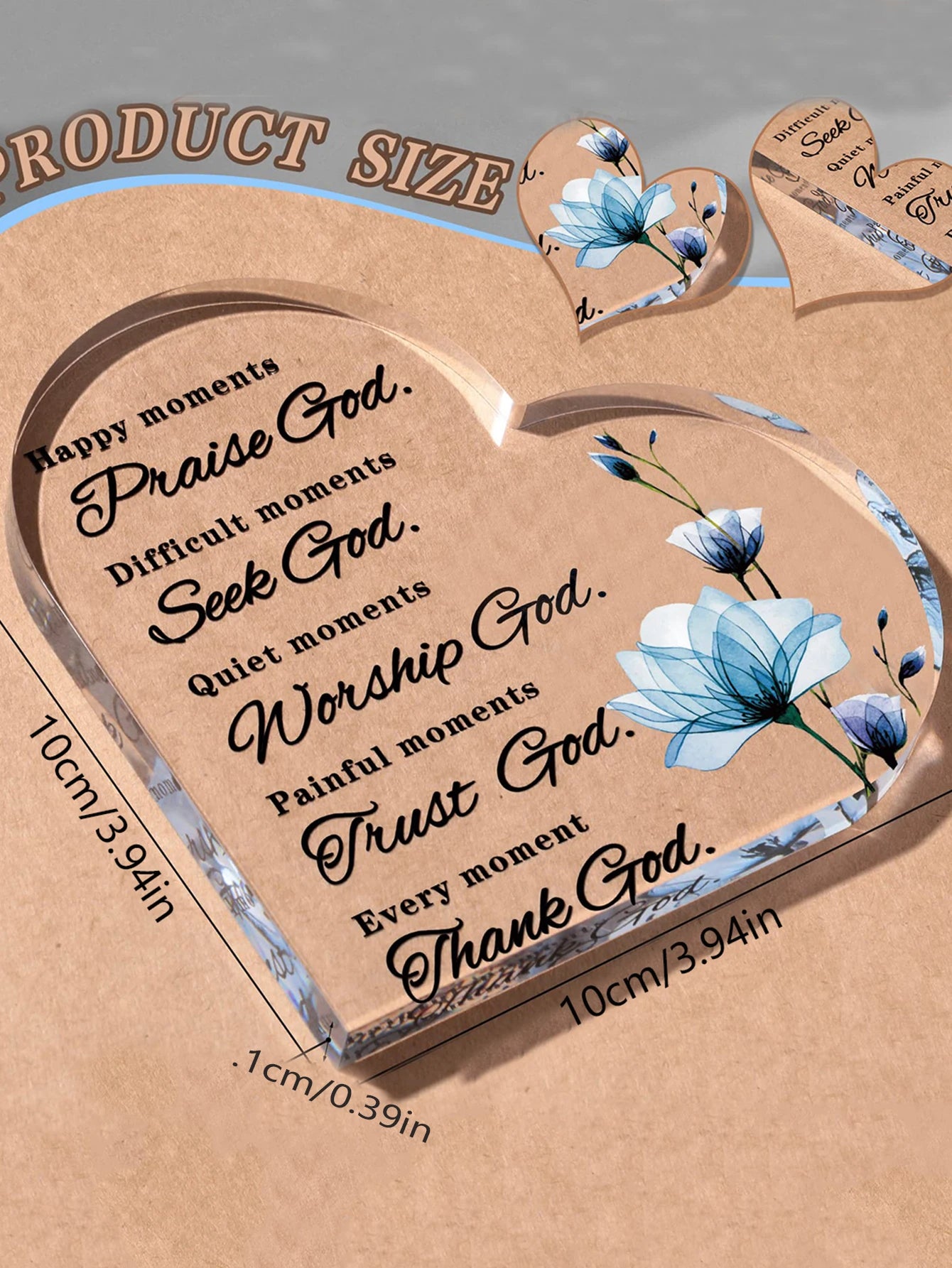 Acrylic Christian Bible Decoration Christian Gifts