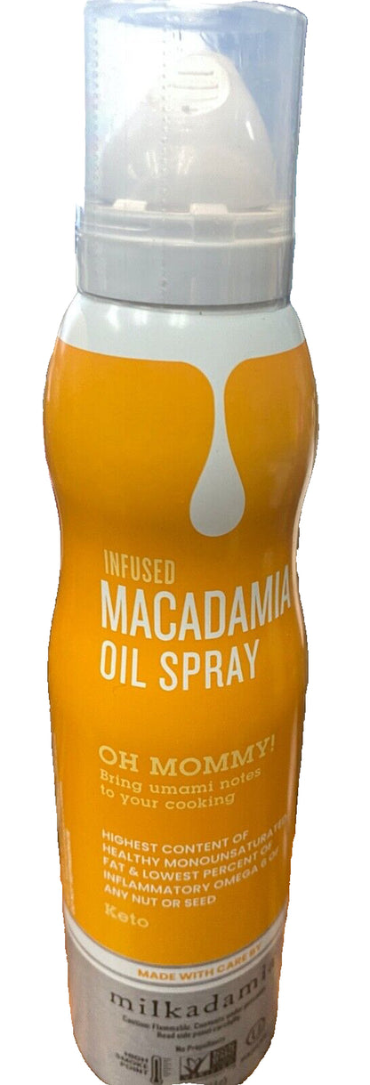 (6) Milkadamia - Oh Mommy! Macadamia Oil Spray, 4.7Oz All-Natural, Artisanal