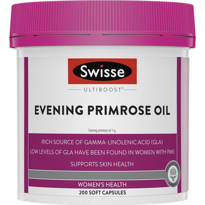 Swisse Ultiboost Evening Primrose Oil 200 Capsules