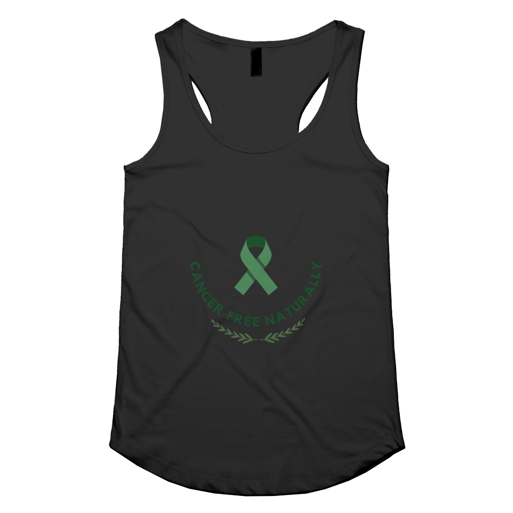 Cancer Free Naturally Womens Racerback Singlet