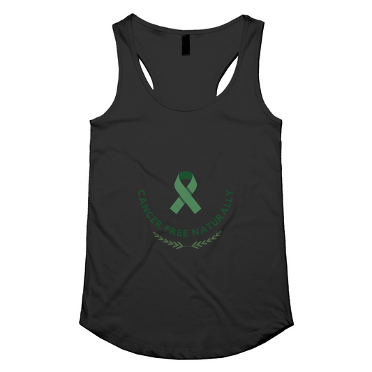 Cancer Free Naturally Womens Racerback Singlet