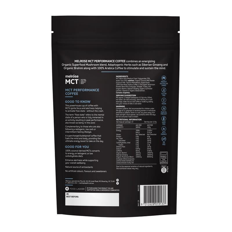 Melrose MCT Performance Coffee Powder 175G