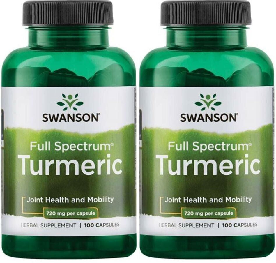 Swanson Turmeric 720Mg 2 X 100 Capsules Digestion