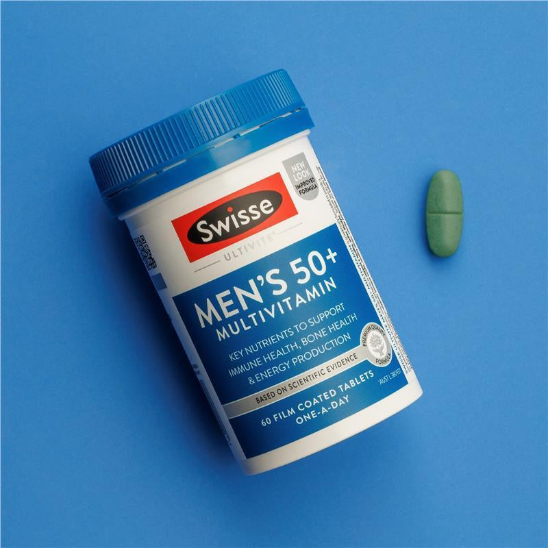 Swisse Mens Multivitamin 50+ 60 Tablets