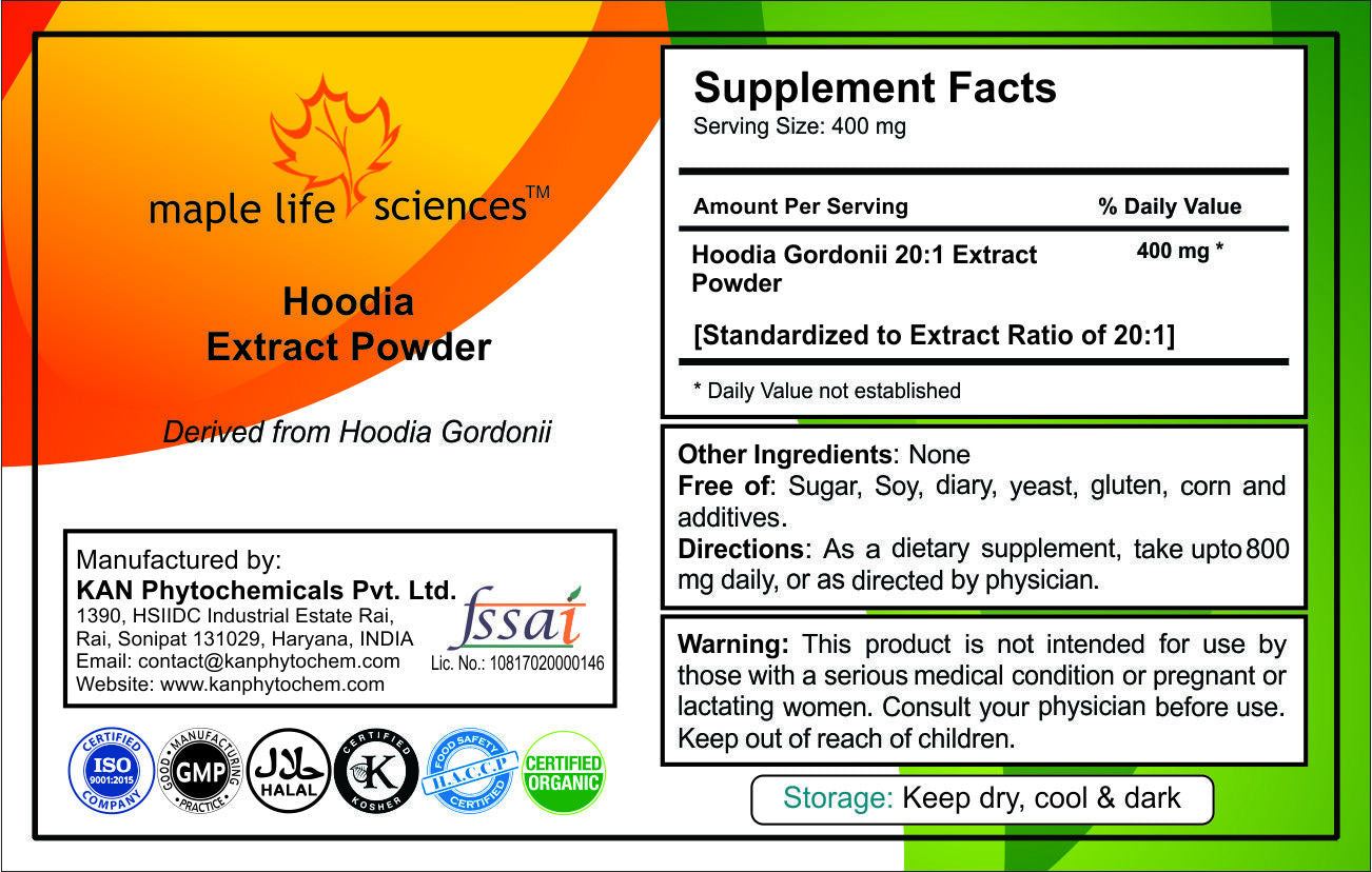 Hoodia Gordonii 20:1 Extract Powder Suppresses Appetiie & Boosts Energy Level