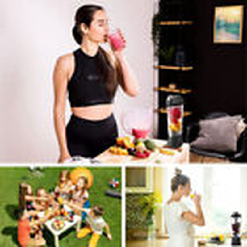 Personal Blender Smoothie Juice Shakes Mixer Portable Bottle 600ML Bpa-Free New