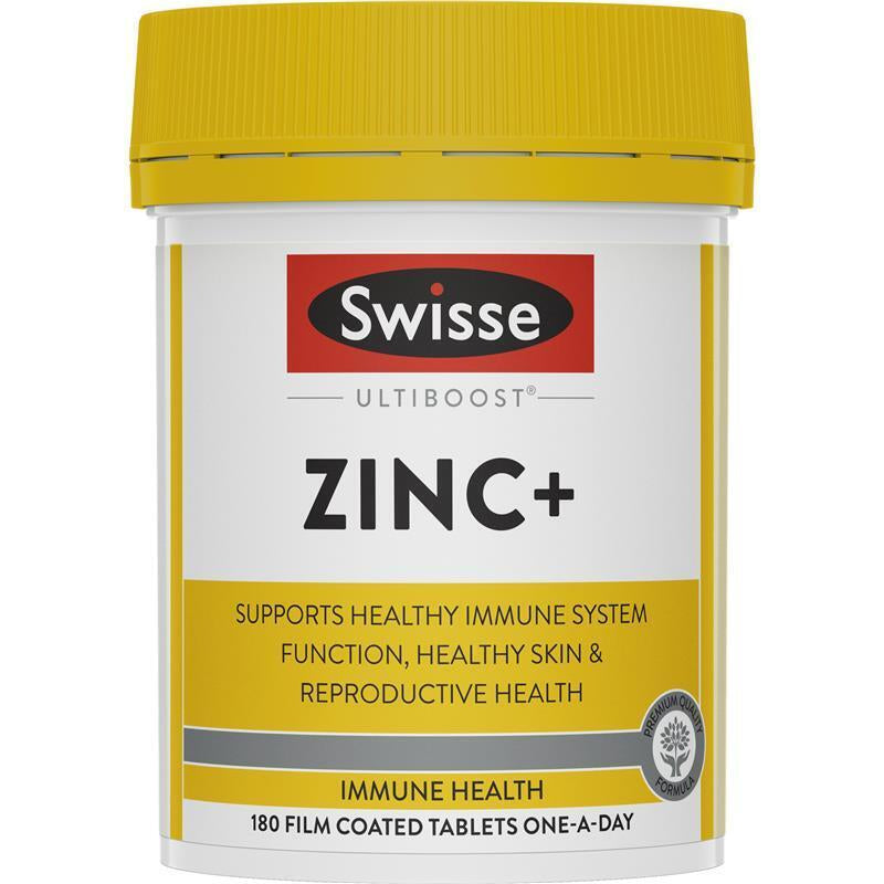 Swisse Zinc+ 180 Tablets Exclusive Size