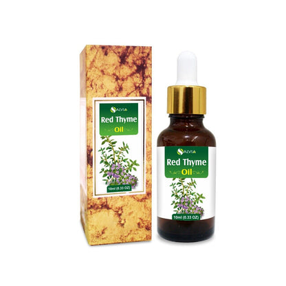 Red Thyme (Thymus Vulgaris) 100% Pure & Natural Essential Oil - [10Ml - 25 L].