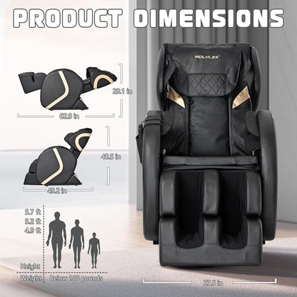 Full Body Shiatsu Massage Chair Recliner ZERO GRAVITY Back Roller Air Pressure