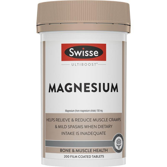 Swisse Ultiboost Magnesium 200 Tablets