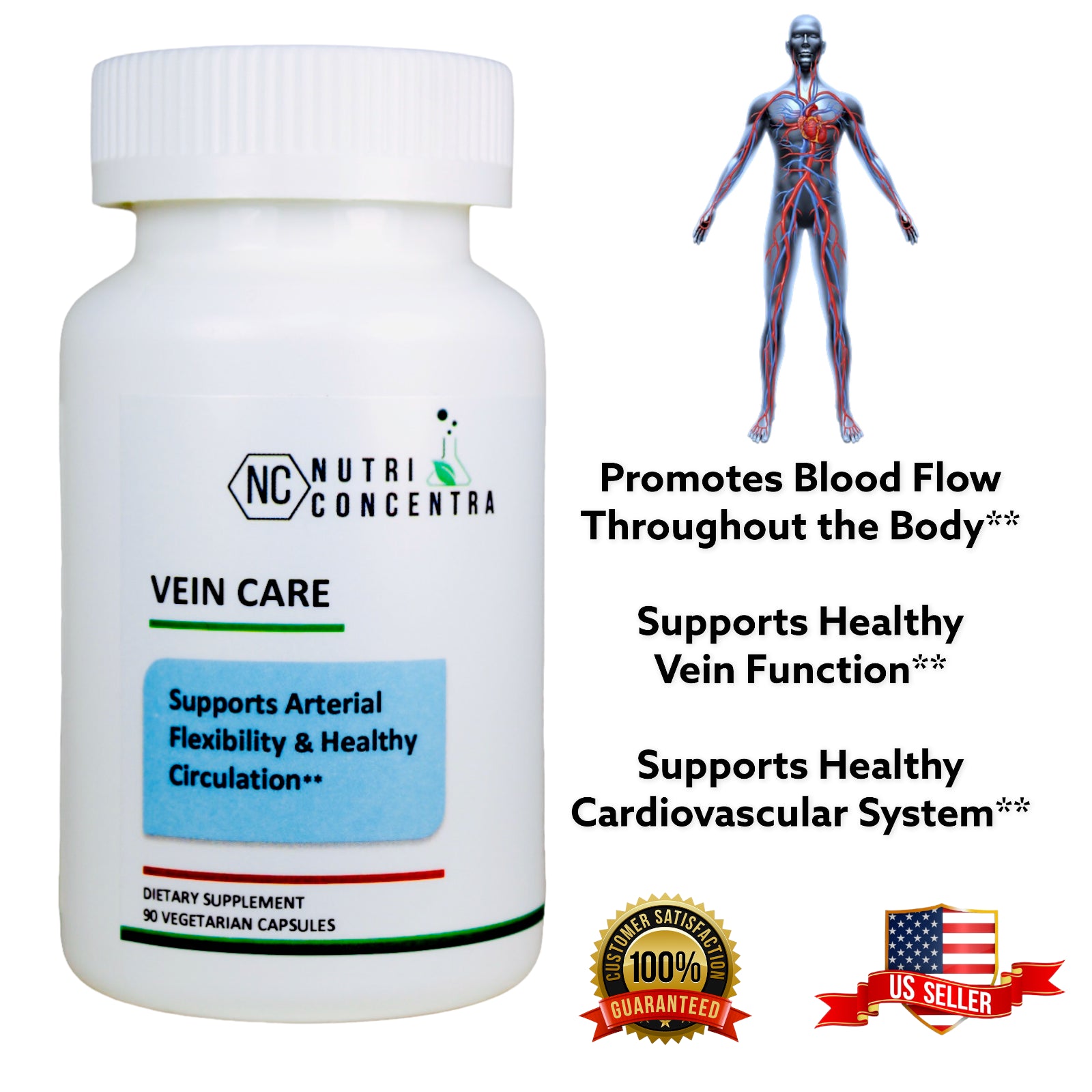 Vessel Cleanser, Improve Artery Function, Artery Cleanser, 750 Mg, 90 Capsules.