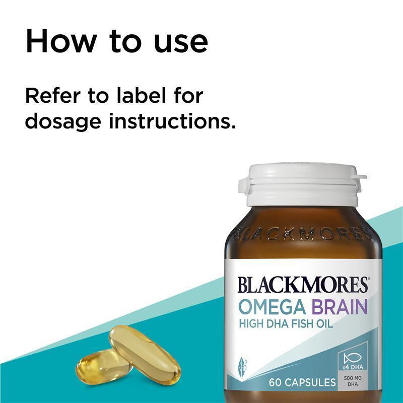 Blackmores Omega Brain 60 Capsules