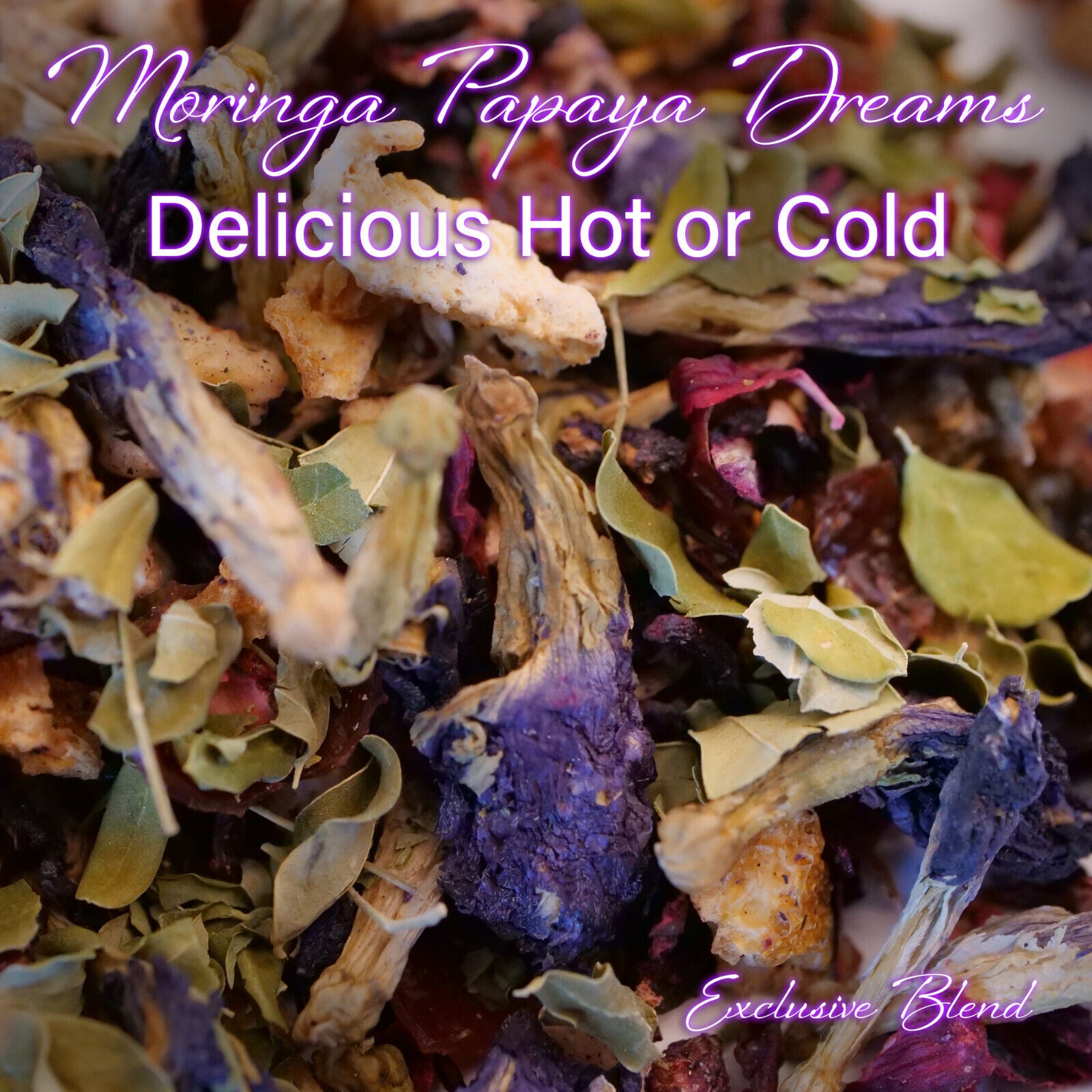 Iced Tea Moringa Papaya Dreams - the Perfect Nutritious Summery Treat 4Oz