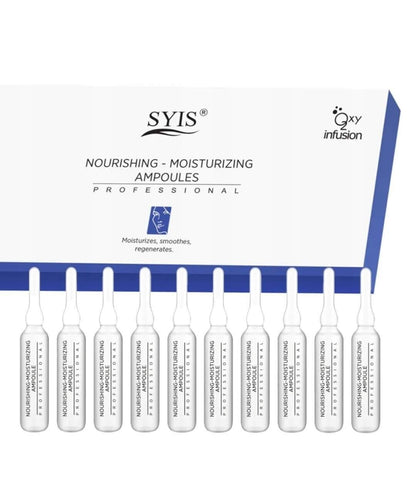 Syis Moisturizing and Nourishing Face Serum, 10X3Ml Ampoules