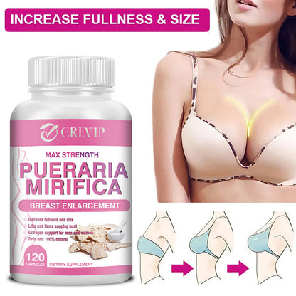 Pueraria Mirifica 1000Mg - Breast Enlargement Menopause Female Hormone Estrogen