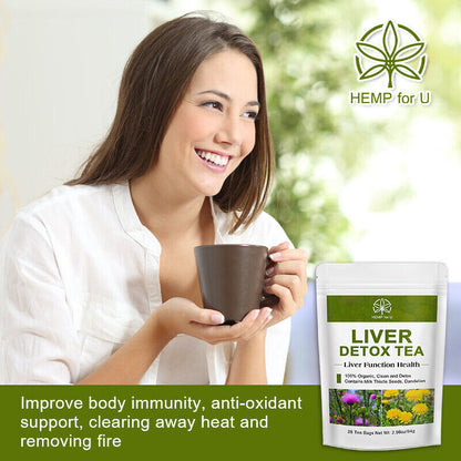 Liver,Kidney and Pancrea Herbal Tea | 42 Bags | Detox & Cleanse Herbal Tea