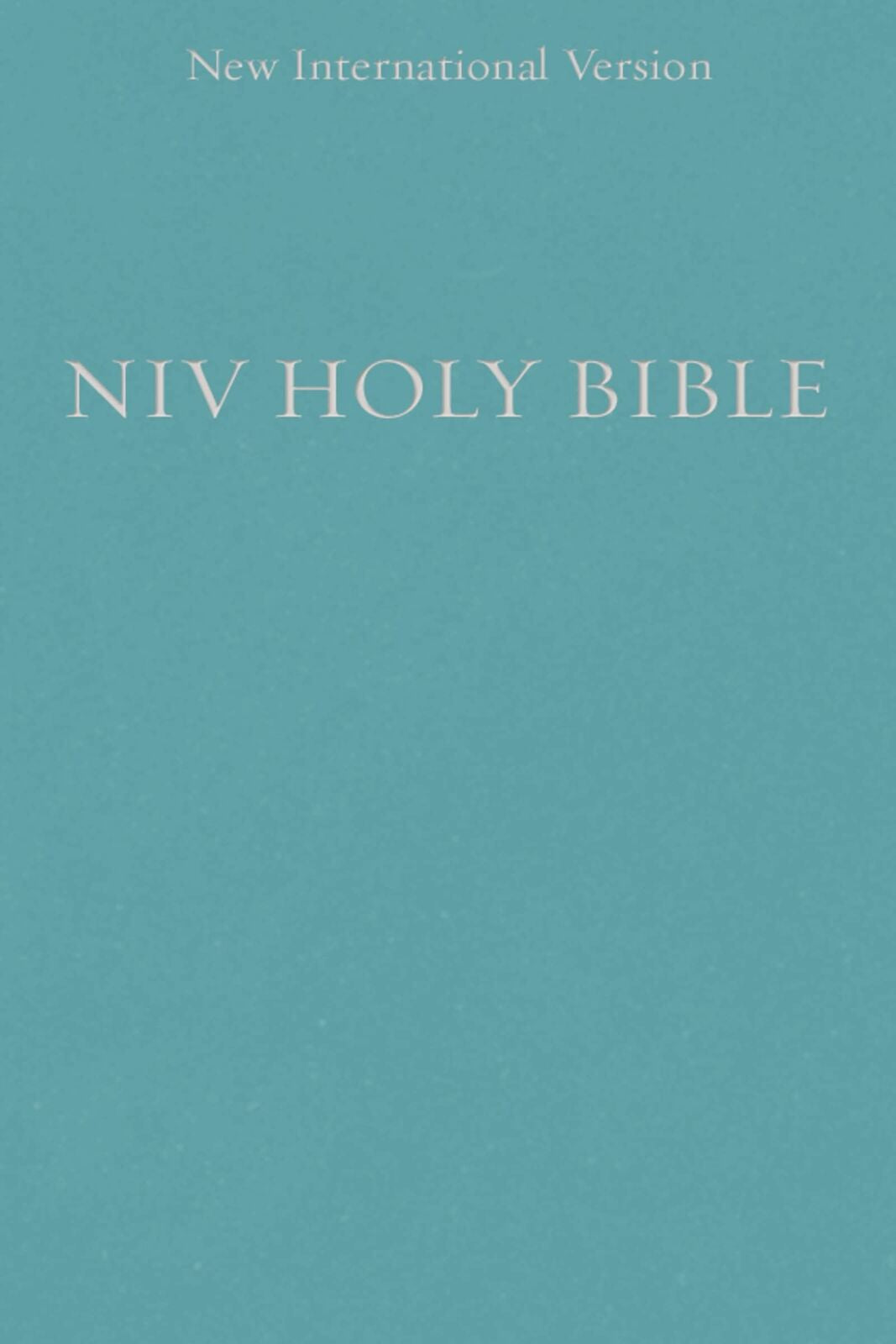 NIV, Holy Bible, Compact, Paperback, Teal