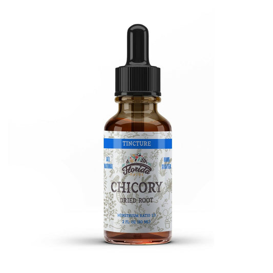 Chicory Tincture, Organic Chicory Extract Drops (Cichorium Intybus) Dried Root