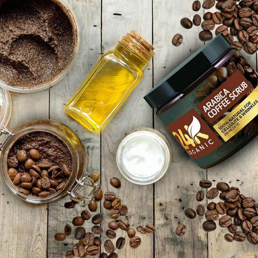 24K Organic Arabica Coffee Scrub (8 Fl. Oz.)