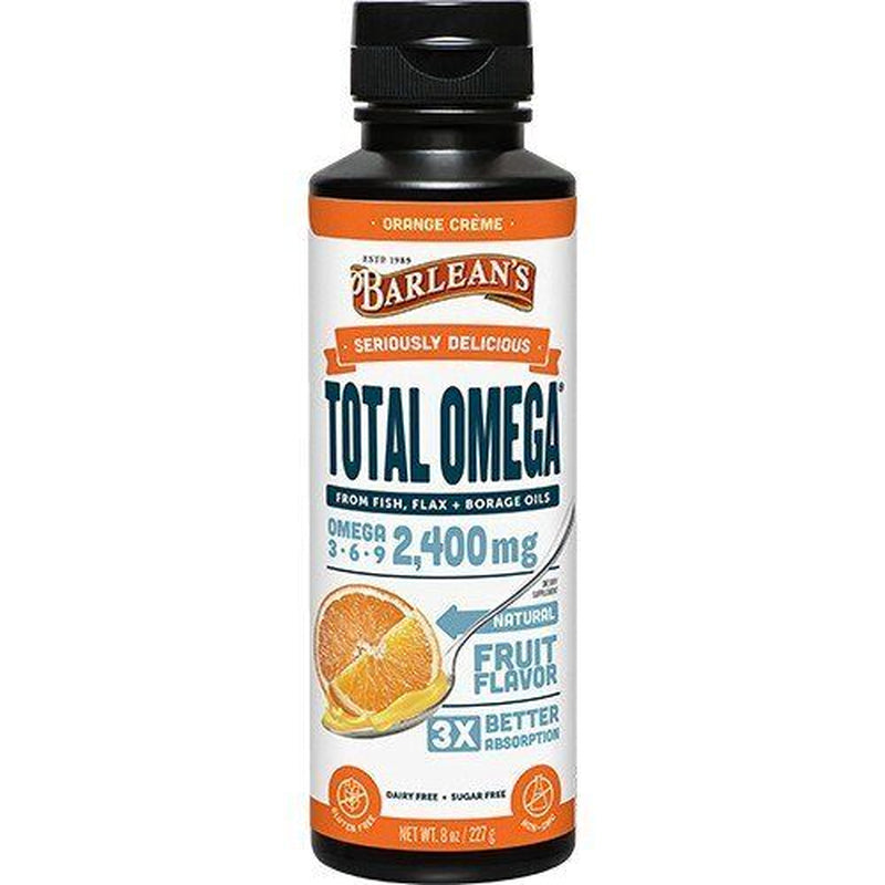 Barlean'S Seriously Delicious Total Omega Orange Crme 8 Oz Liquid