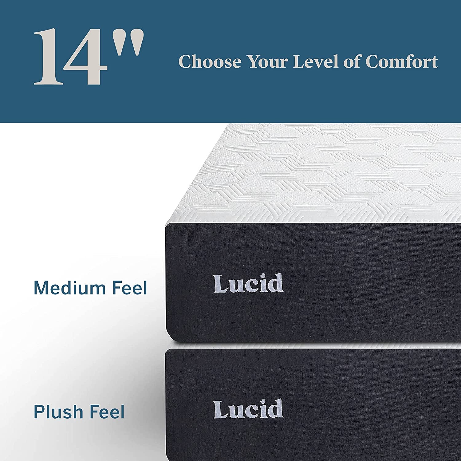 Plush Memory Foam Mattress – Bamboo Charcoal Foam –Twin Mattress – 