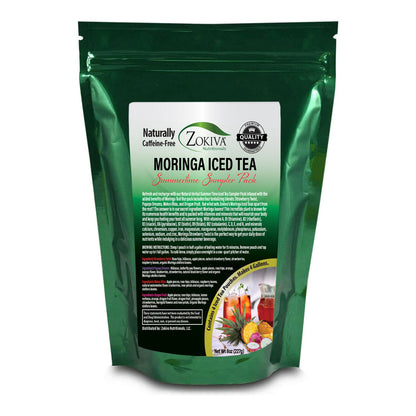 Iced Tea Moringa Sampler Pack - Enjoy 4 Nutritious Summery Teas, 4 Gallon Pack