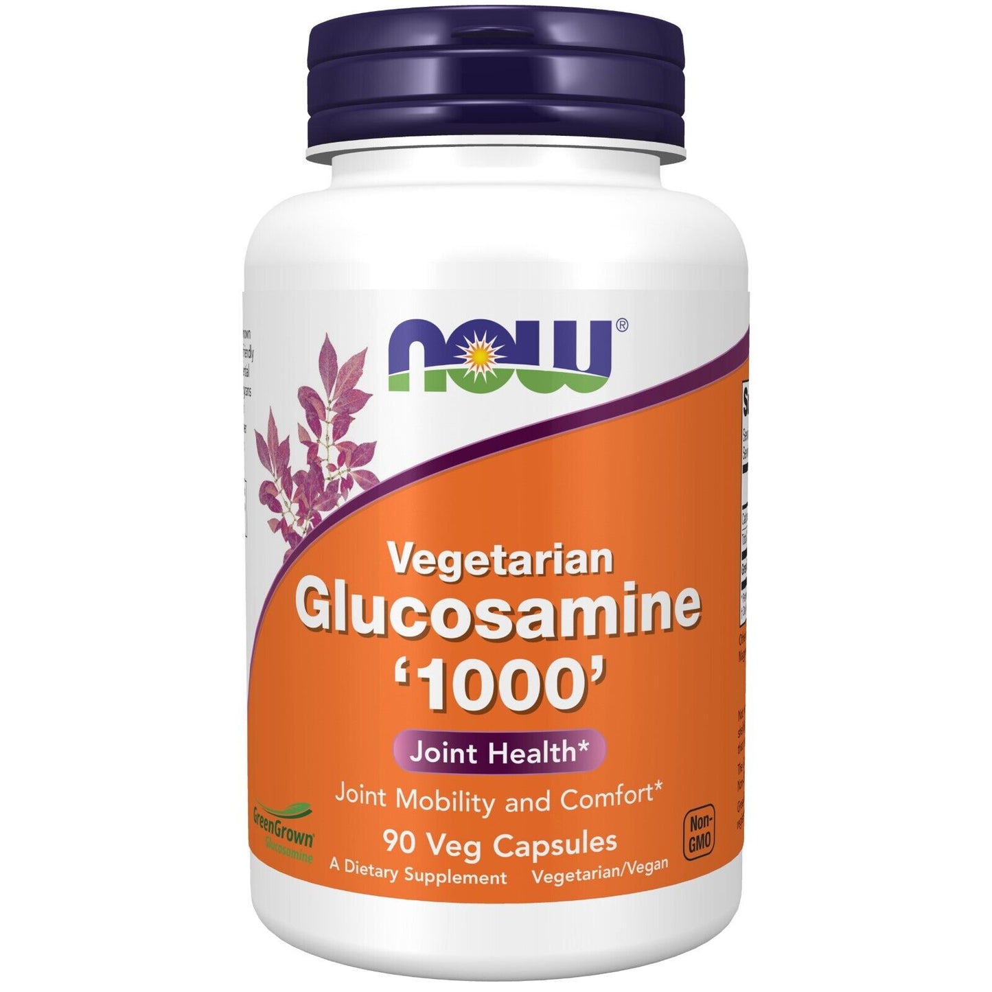 NOW Foods Vegetarian Glucosamine, 1000 Mg, 90 Veg Capsules