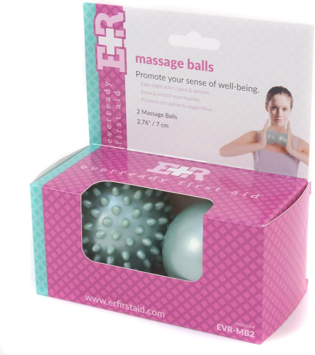 Trigger Point Balls , HOT & COLD MASSAGE BALL SET for DEEP TISSUE MUSCLE RELIEF