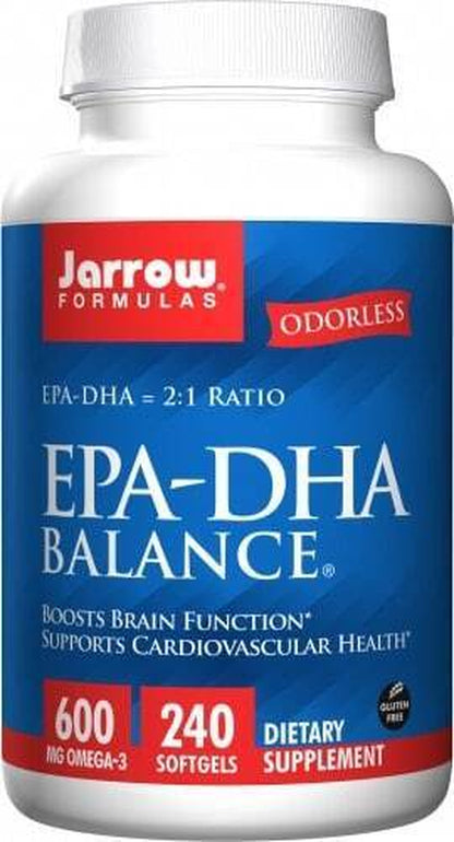 JARROW FORMULAS EPA-DHA Balance (Omega 3) 240 Softgels