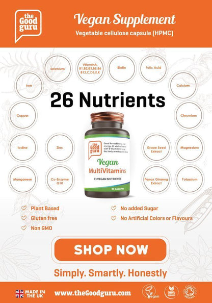 The Good Guru VEGAN MULTIVITAMIN