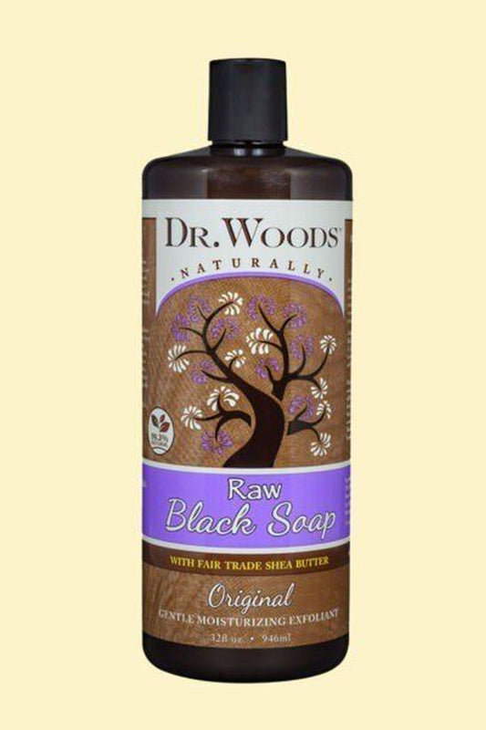 Dr. Woods Organic Shea Butter Pure Black Castile Soap 32 Oz Liquid