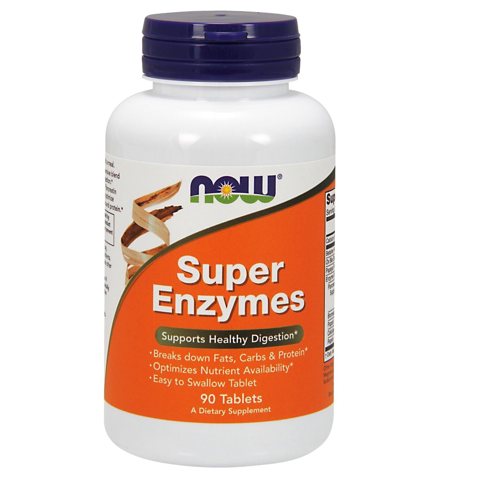 NOW Foods Super Enzymes, 90 Tabletas