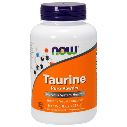 NOW Foods Taurine, 1G, 8 Oz Pure Powder