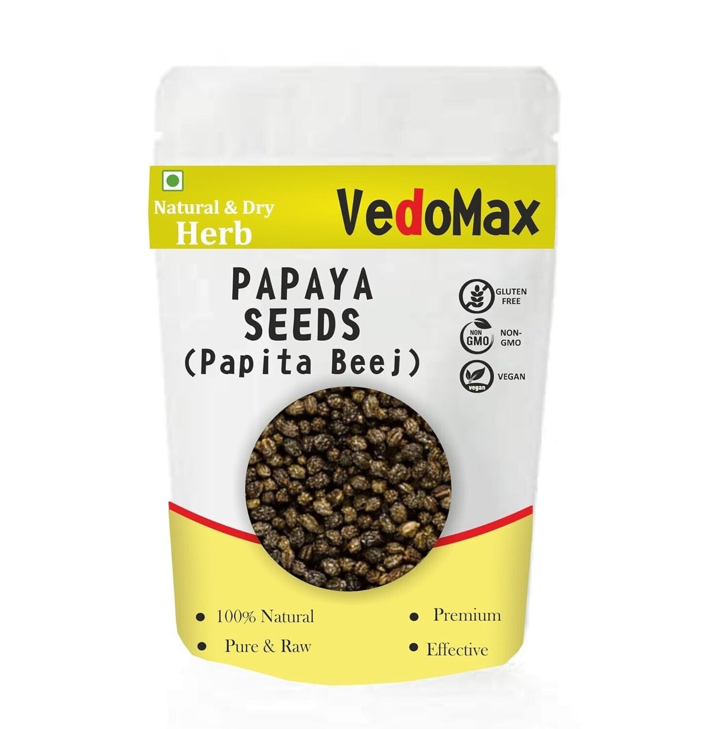 Natural Papaya Seeds Papita Beej Dried Papaya Seeds 50 Gm Papaya Seeds