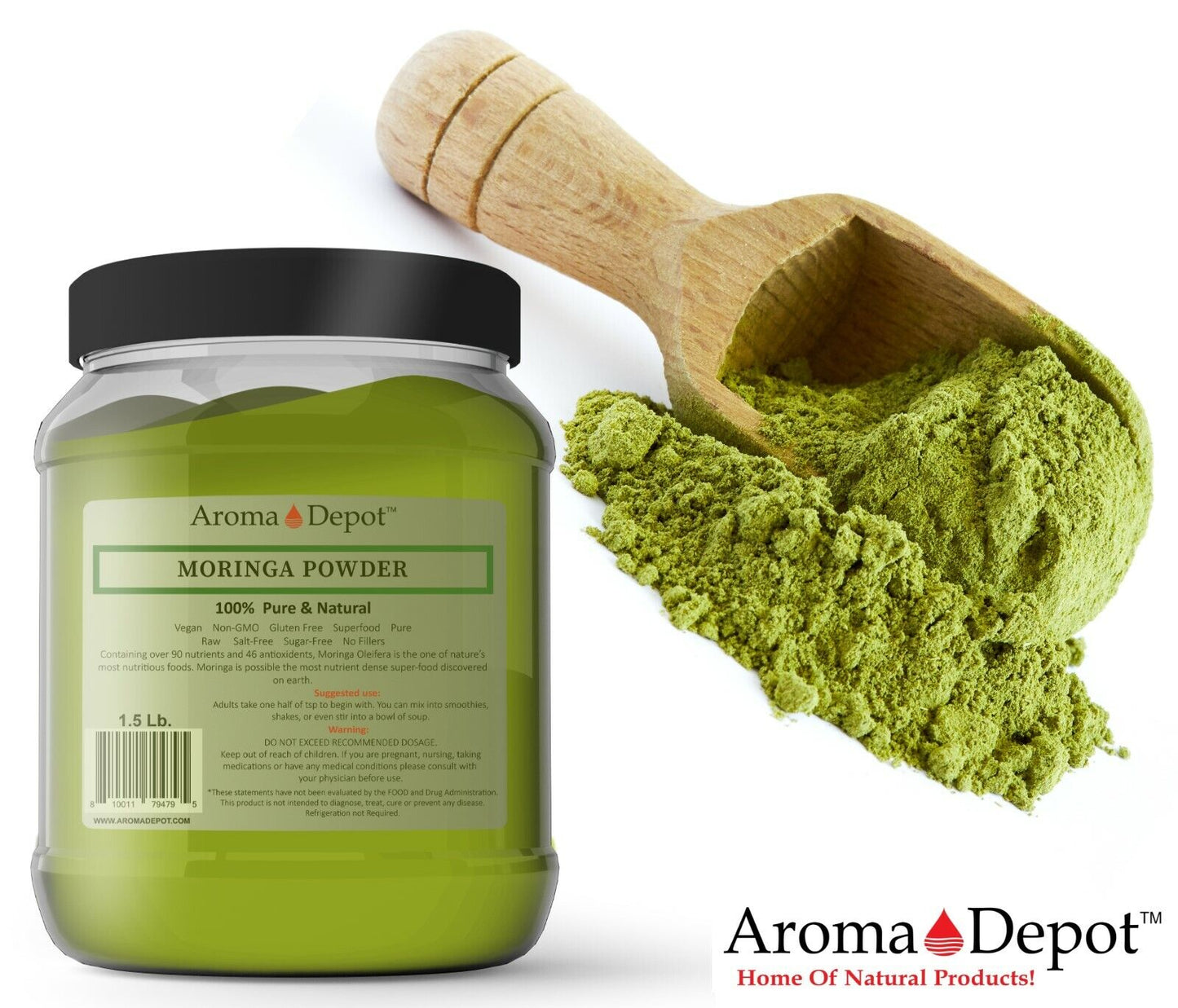 Moringa Powder Oleifera Leaf 100% Pure Natural Superfood Gluten Free