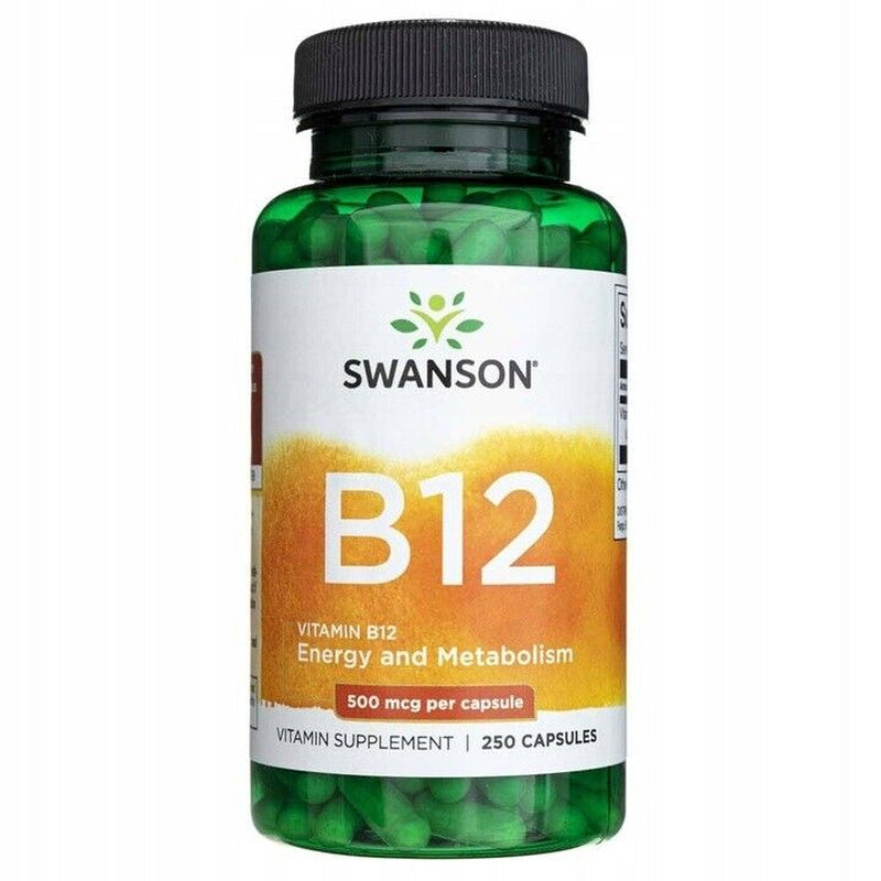 Swanson Vitamin B12 500 Mcg 250 Capsules