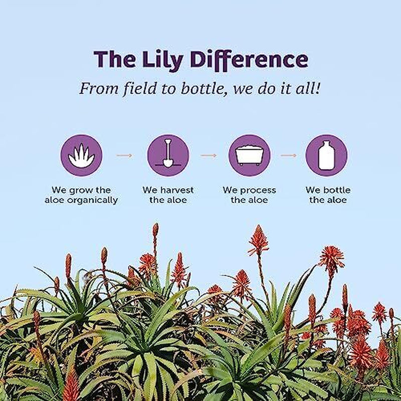 Lily of the Desert Aloe Vera Juice Certified Organically Grown Whole Leaf