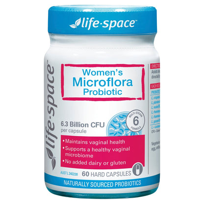 Life-Space Women'S Microflora Probiotic Capsules 60 Pack