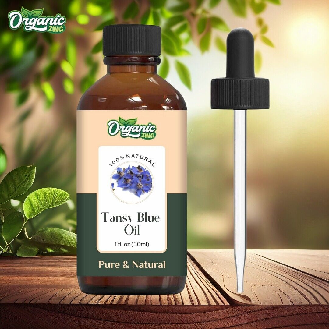 Organic Tansy Blue 100% Pure & Natural Essential Oil - {30Ml/1.01 Fl Oz}