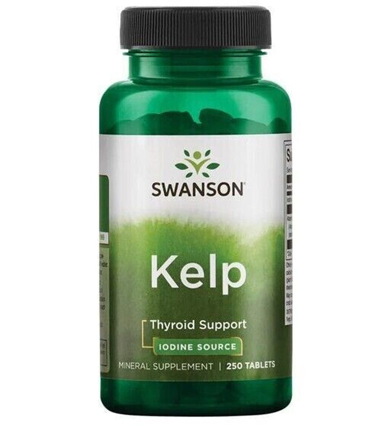 SWANSON Kelp 250 Tablets, 225Mcg, Source of Iodine