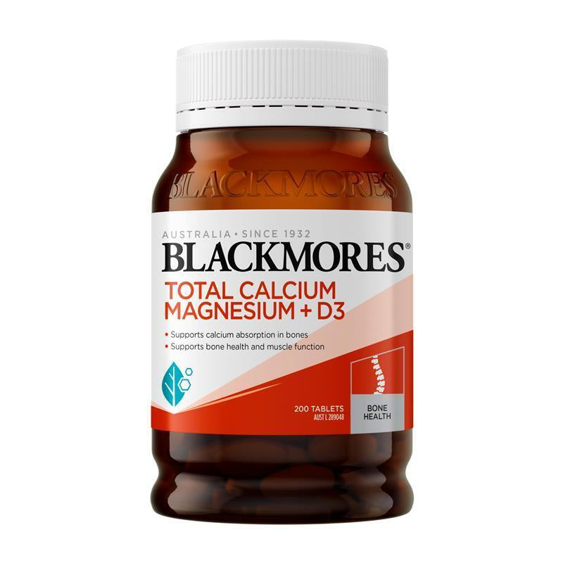 Blackmores Total Calcium and Magnesium + D3 200 Tablets