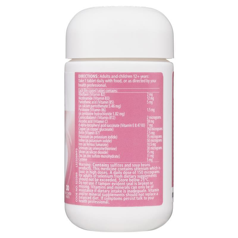 Nature'S Way Hair Growth Support + Biotin & Silicon 30 Tablets