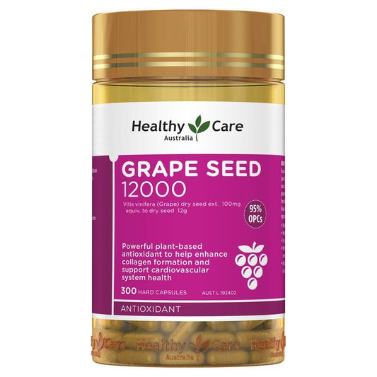 Healthy Care Grape Seed Extract 12000 300 Capsules