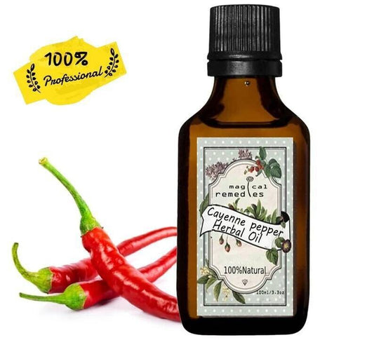 Cayenne Pepper Oil 100% Pure & Organic . Capsicum Annuum Oil. Body Oil. Hair Oil