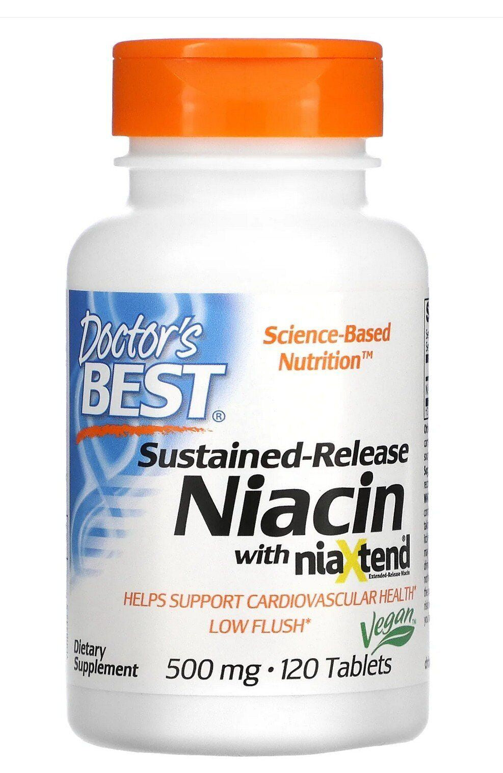 Doctors Best Real Niacin 500Mg 120 Tablet