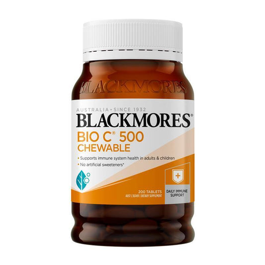 Blackmores Bio C 500Mg 200 Chewable Tablets