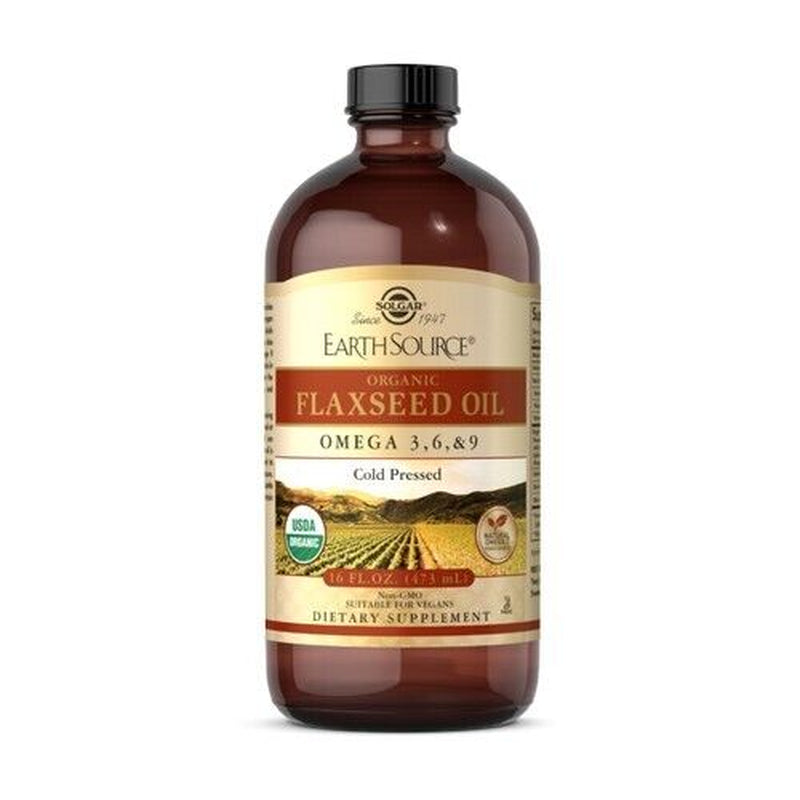 Earth Source Organic Flaxseed Oil 16 Oz by Solgar